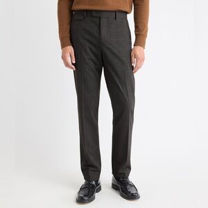 RW&CO Men's Brown & Grey Checkered Dress Pants